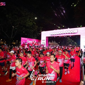 Race photo from SMARTFREN RUN 2026