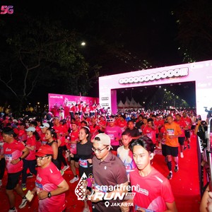 Race photo from SMARTFREN RUN 2026