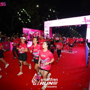 Race photo from SMARTFREN RUN 2026
