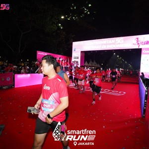 Race photo from SMARTFREN RUN 2026
