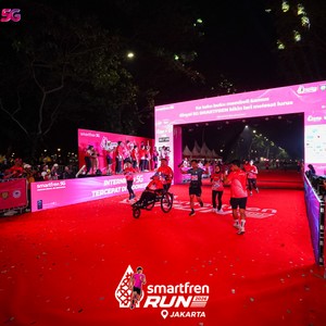 Race photo from SMARTFREN RUN 2026