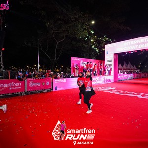 Race photo from SMARTFREN RUN 2026
