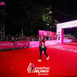 Race photo from SMARTFREN RUN 2026