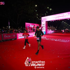 Race photo from SMARTFREN RUN 2026