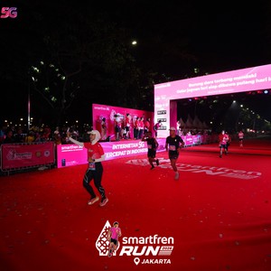 Race photo from SMARTFREN RUN 2026