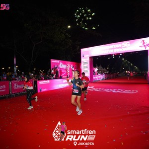 Race photo from SMARTFREN RUN 2026