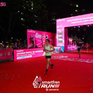 Race photo from SMARTFREN RUN 2026