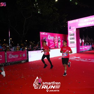Race photo from SMARTFREN RUN 2026