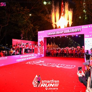 Race photo from SMARTFREN RUN 2026