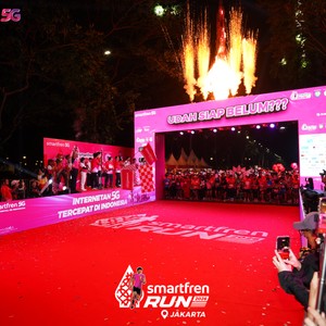 Race photo from SMARTFREN RUN 2026