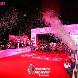 Race photo from SMARTFREN RUN 2026