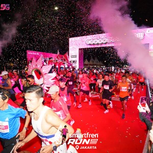 Race photo from SMARTFREN RUN 2026