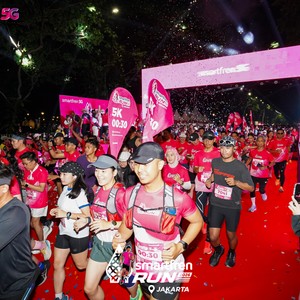 Race photo from SMARTFREN RUN 2026