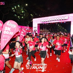 Race photo from SMARTFREN RUN 2026