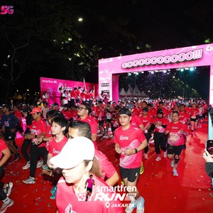 Race photo from SMARTFREN RUN 2026