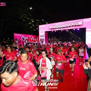 Race photo from SMARTFREN RUN 2026