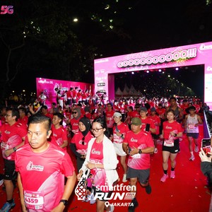 Race photo from SMARTFREN RUN 2026