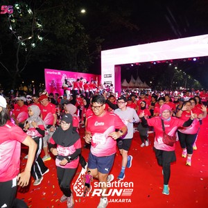Race photo from SMARTFREN RUN 2026