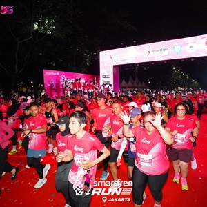 Race photo from SMARTFREN RUN 2026