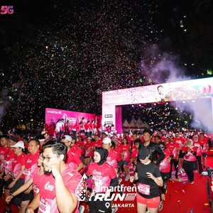 Race photo from SMARTFREN RUN 2026