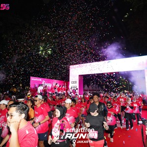 Race photo from SMARTFREN RUN 2026