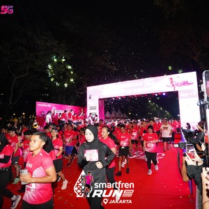 Race photo from SMARTFREN RUN 2026