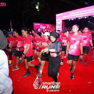 Race photo from SMARTFREN RUN 2026
