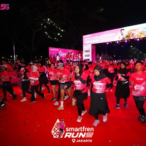 Race photo from SMARTFREN RUN 2026