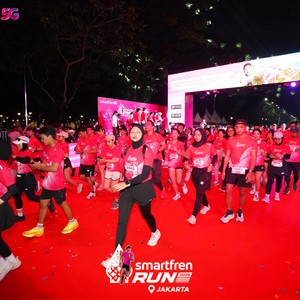 Race photo from SMARTFREN RUN 2026