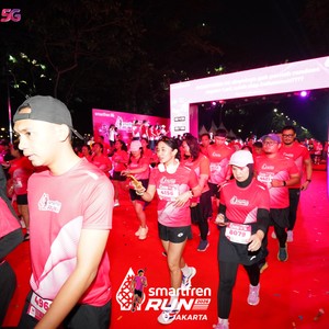 Race photo from SMARTFREN RUN 2026