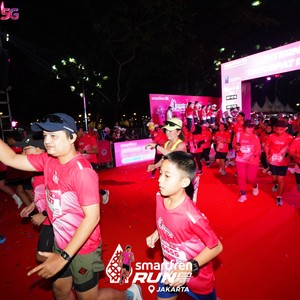 Race photo from SMARTFREN RUN 2026