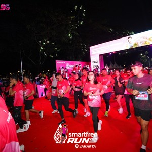 Race photo from SMARTFREN RUN 2026