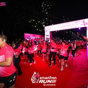 Race photo from SMARTFREN RUN 2026