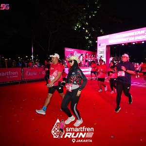 Race photo from SMARTFREN RUN 2026