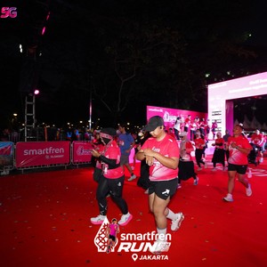 Race photo from SMARTFREN RUN 2026