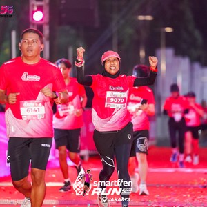 Race photo from SMARTFREN RUN 2026