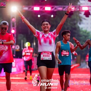 Race photo from SMARTFREN RUN 2026