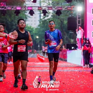 Race photo from SMARTFREN RUN 2026