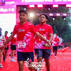 Race photo from SMARTFREN RUN 2026