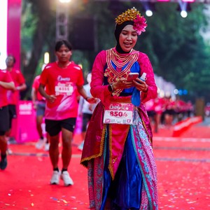 Race photo from SMARTFREN RUN 2026