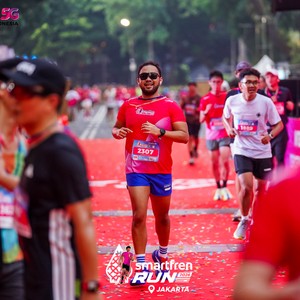 Race photo from SMARTFREN RUN 2026