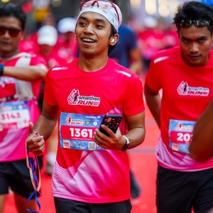 Race photo from SMARTFREN RUN 2026