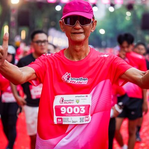 Race photo from SMARTFREN RUN 2026