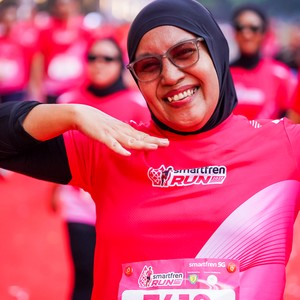 Race photo from SMARTFREN RUN 2026