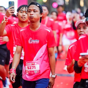 Race photo from SMARTFREN RUN 2026