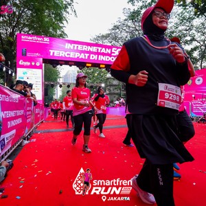 Race photo from SMARTFREN RUN 2026