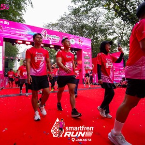 Race photo from SMARTFREN RUN 2026