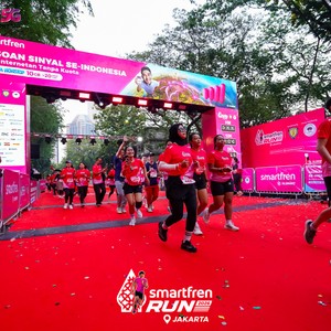 Race photo from SMARTFREN RUN 2026