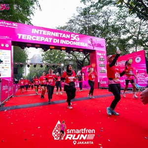 Race photo from SMARTFREN RUN 2026