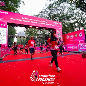 Race photo from SMARTFREN RUN 2026